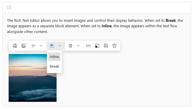 Blazor RichTextEditor image display
