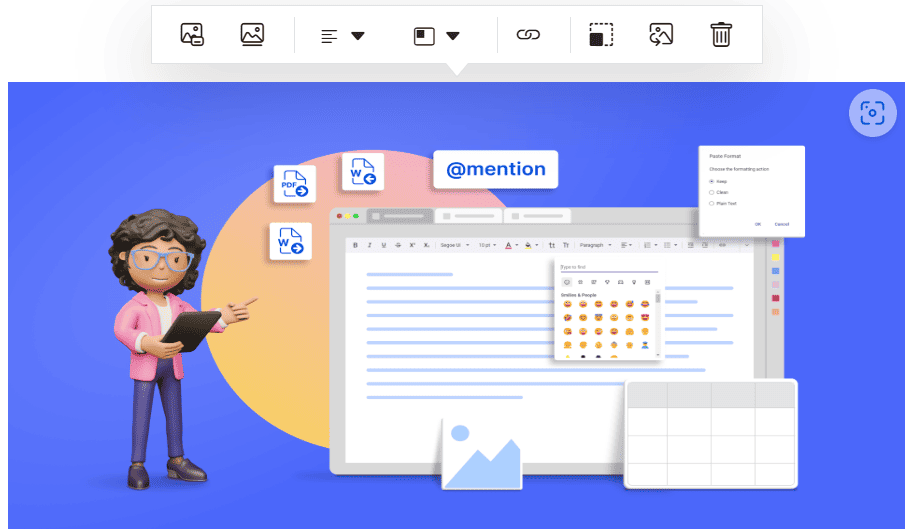 Blazor RichTextEditor image quick toolbar