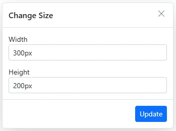Blazor RichTextEditor changing image dimension