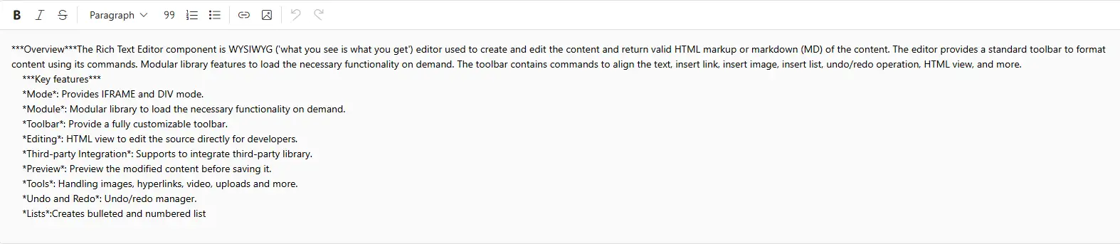 Blazor RichTextEditor with Markdown Editor