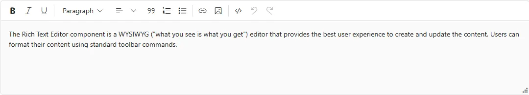Blazor RichTextEditor resizing