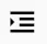 Indent icon