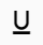 Underline icon