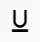 Underline icon