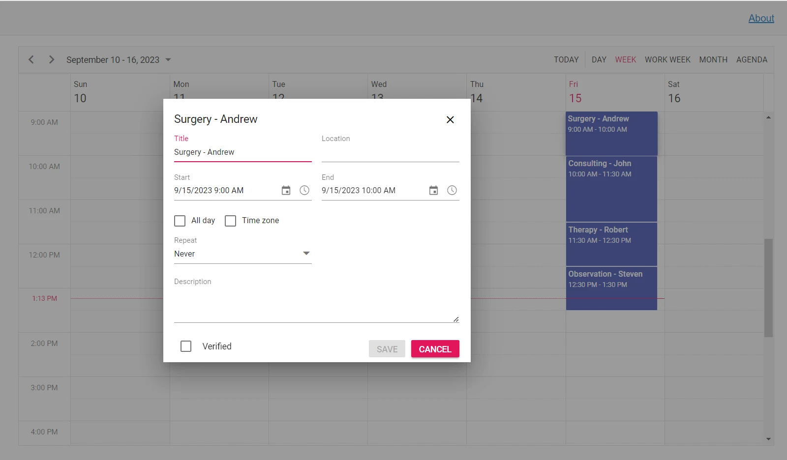 Add customize header and footer using template in Blazor Scheduler