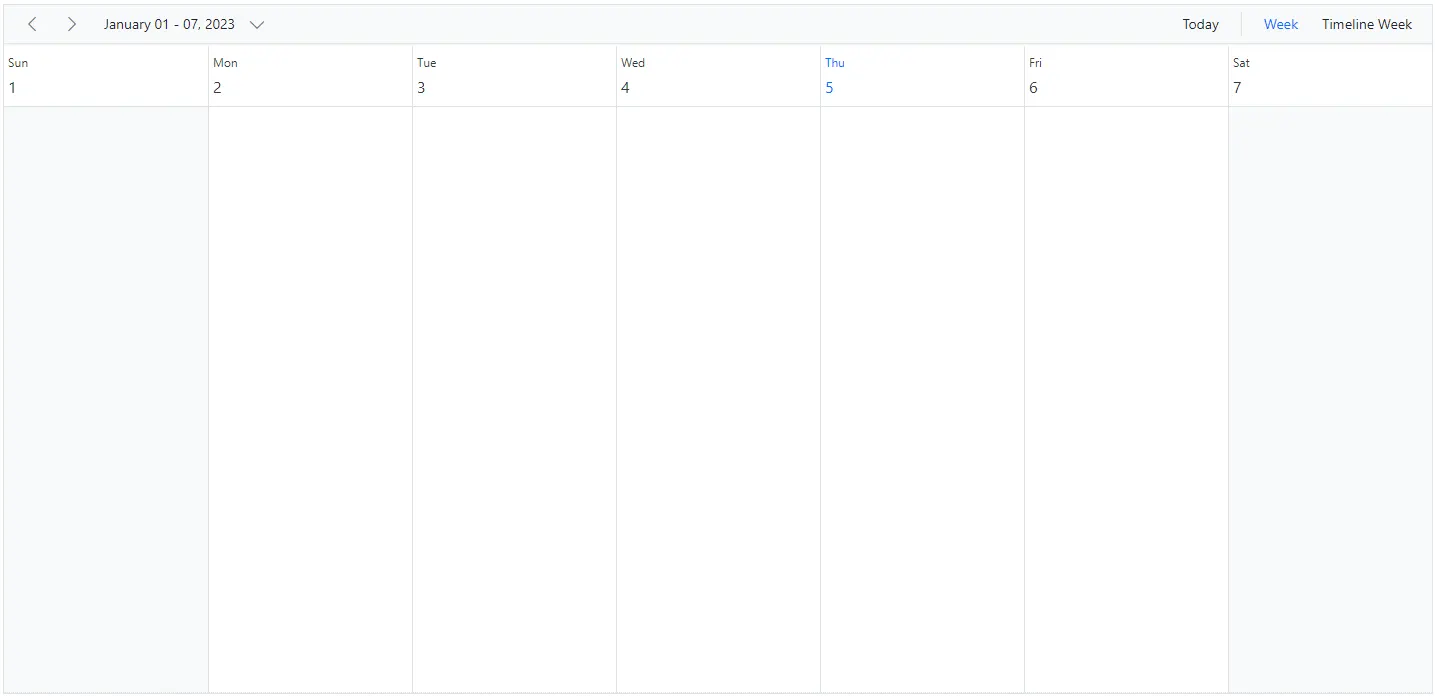 Hide Time Scale in Blazor Scheduler