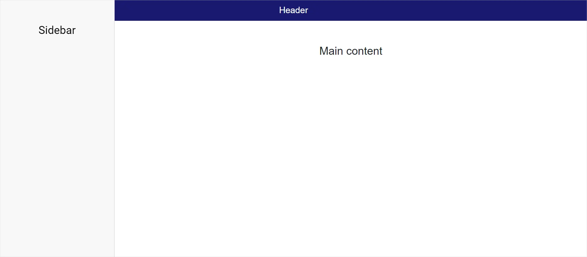 Blazor Sidebar Component