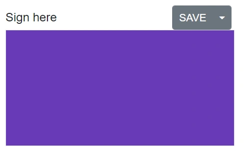 Blazor Signature Component