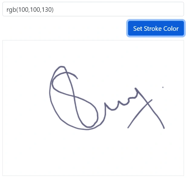 Blazor Signature Component