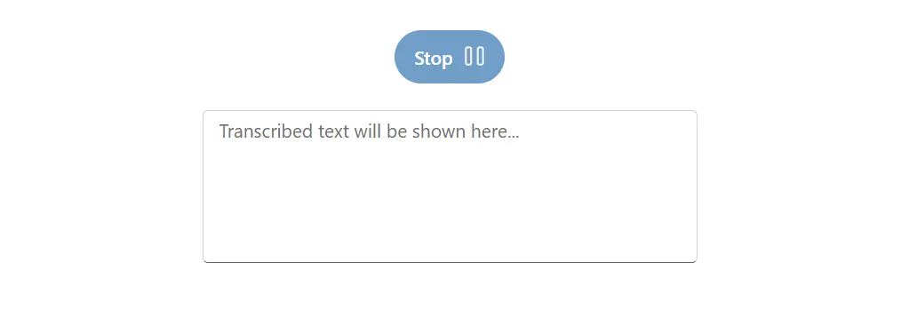 Blazor SpeechToText Button Listening state