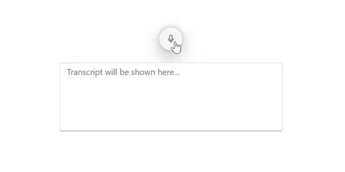 Blazor SpeechToText Component ShowTooltip