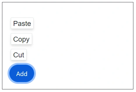 Blazor Speed Dial Position