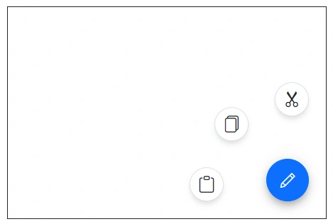 Blazor SpeedDial radial mode