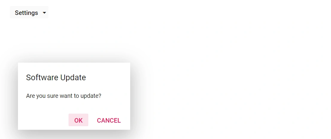 Opening a dialog from a Blazor SplitButton popup item Popup Item Click