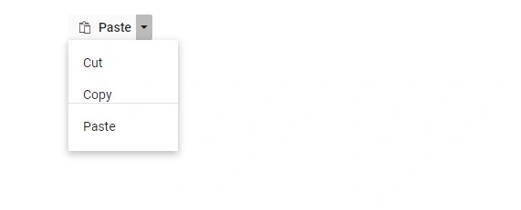 Blazor SplitButton with Separator