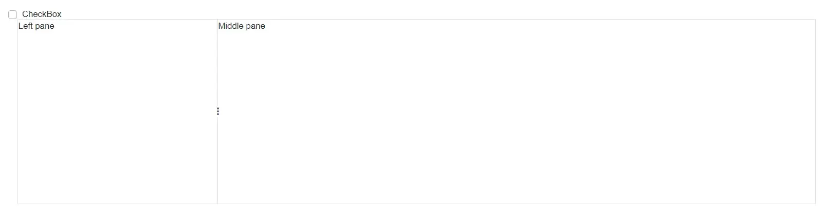 Data Binding in Blazor Splitter