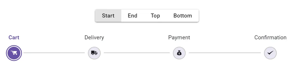 Blazor Stepper Component with LabelPosition