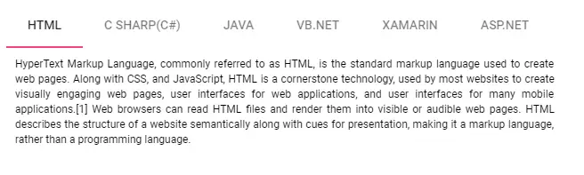 Touch Scroll in Blazor Tabs