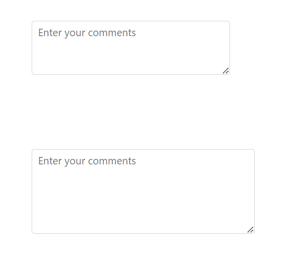 Blazor TextArea with Row and Column