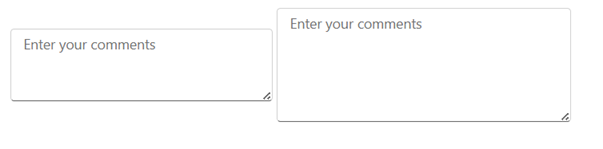 Blazor TextArea with Row and Column