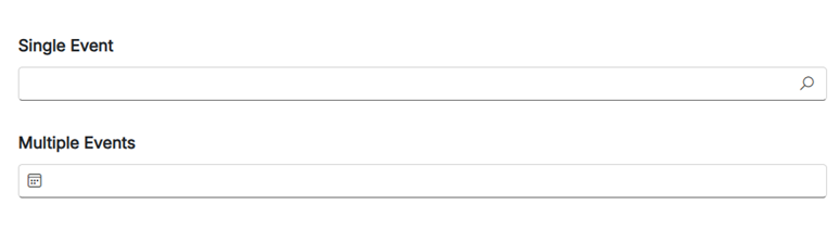 Binding events to icons