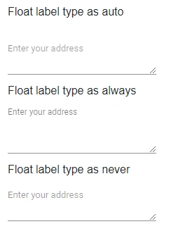 Blazor Multiline TextBox with Floating Label