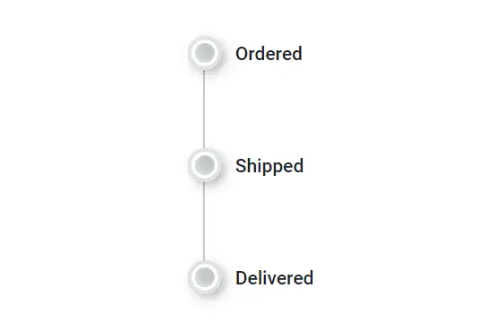 Blazor Timeline Component with Customized Dot shadow