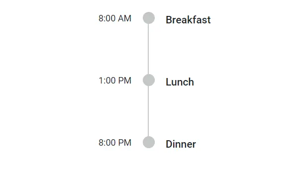 Blazor Timeline Component with Opposite Content