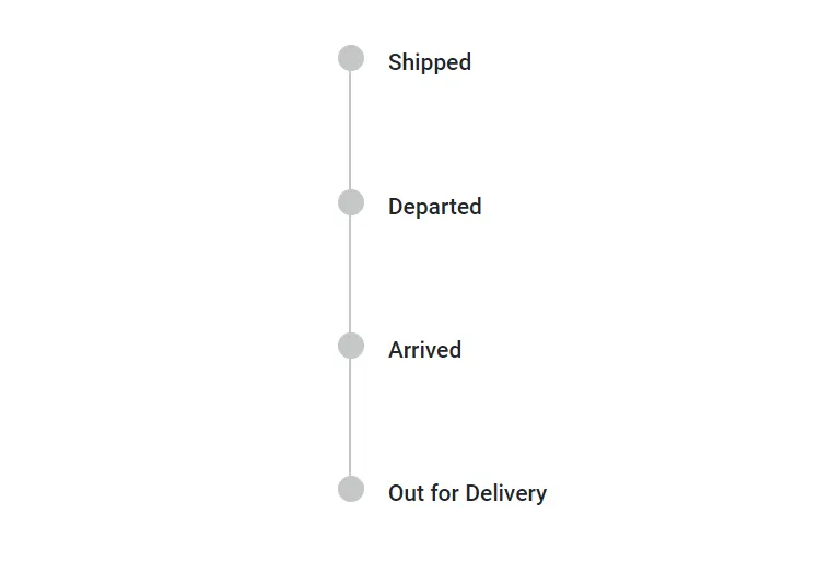 Blazor Timeline Component with Vertical Orientation