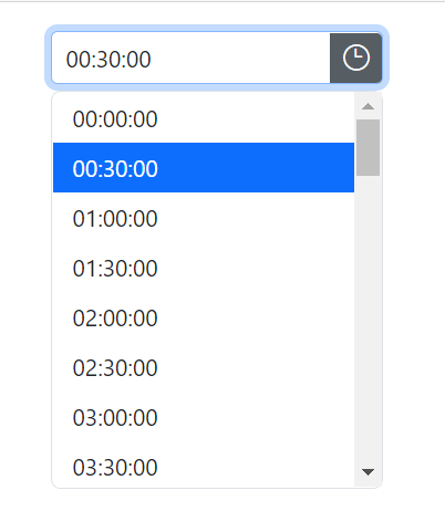Time Format in Blazor TimePicker
