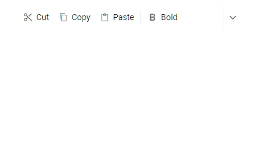 Blazor Toolbar Item with Extended Mode