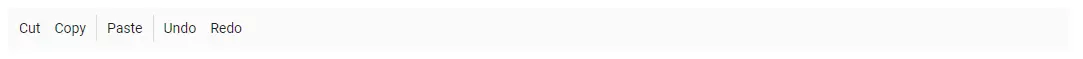 Blazor Toolbar Item with Separator