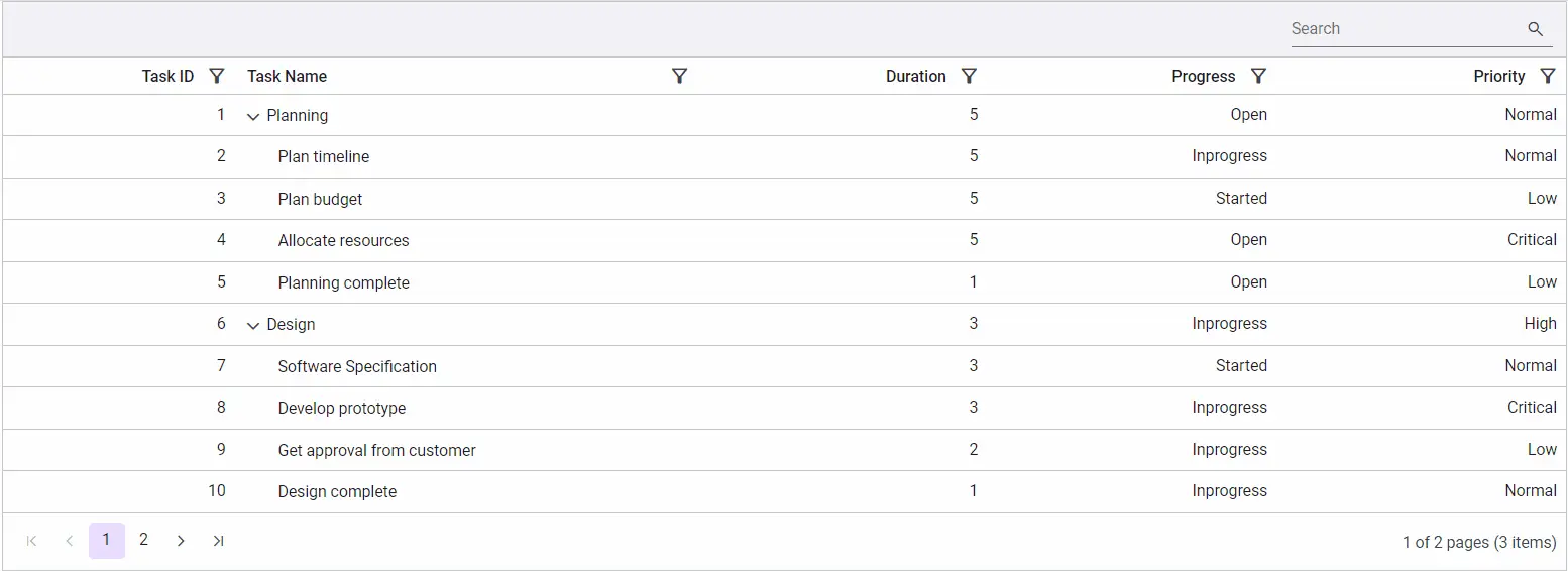 Add current selection option to filter checkbox in Blazor Tree Grid
