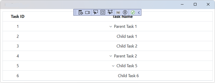 Blazor TreeGrid Component