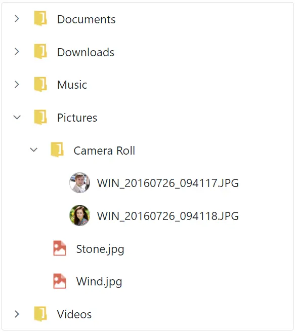 Icons integration in Blazor TreeView