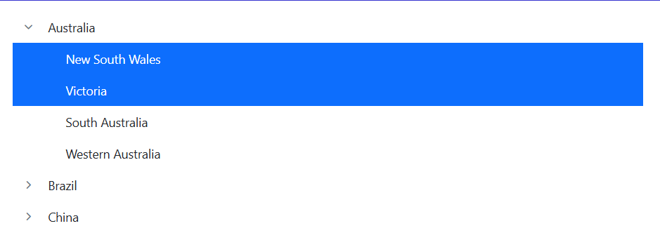 MultiSelection in Blazor TreeView