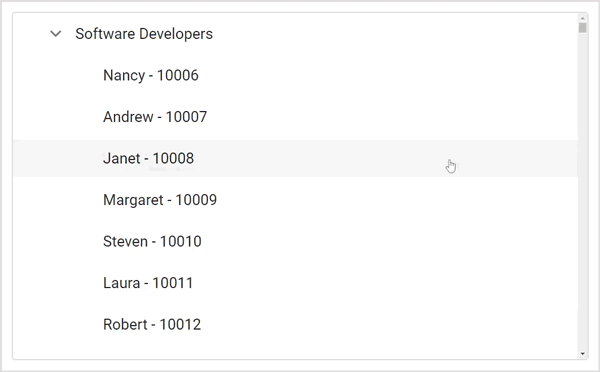 Blazor TreeView with virtualization