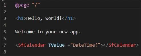 Index page updated with Syncfusion components
