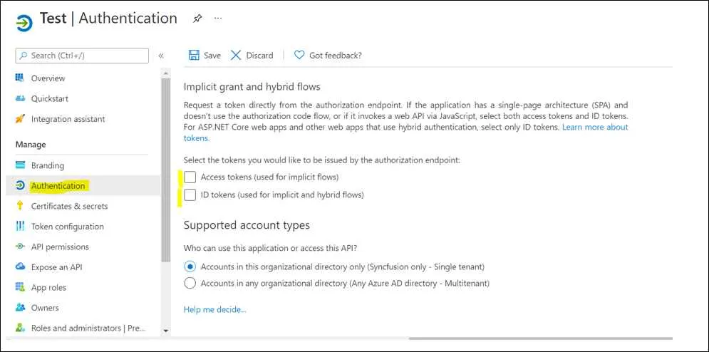 Access token and Id token