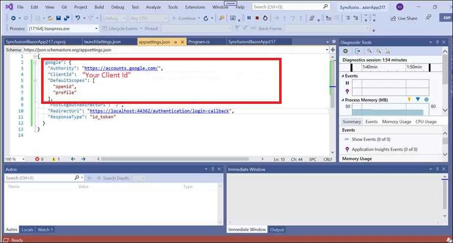 ClinetIdConfiguration