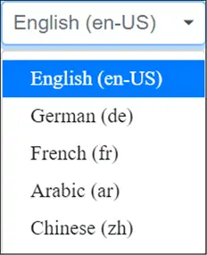 Blazor Template output page