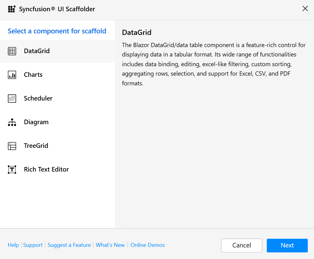 Choose required control