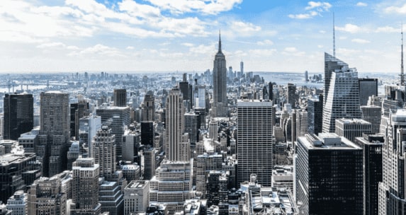 bustling metropolises